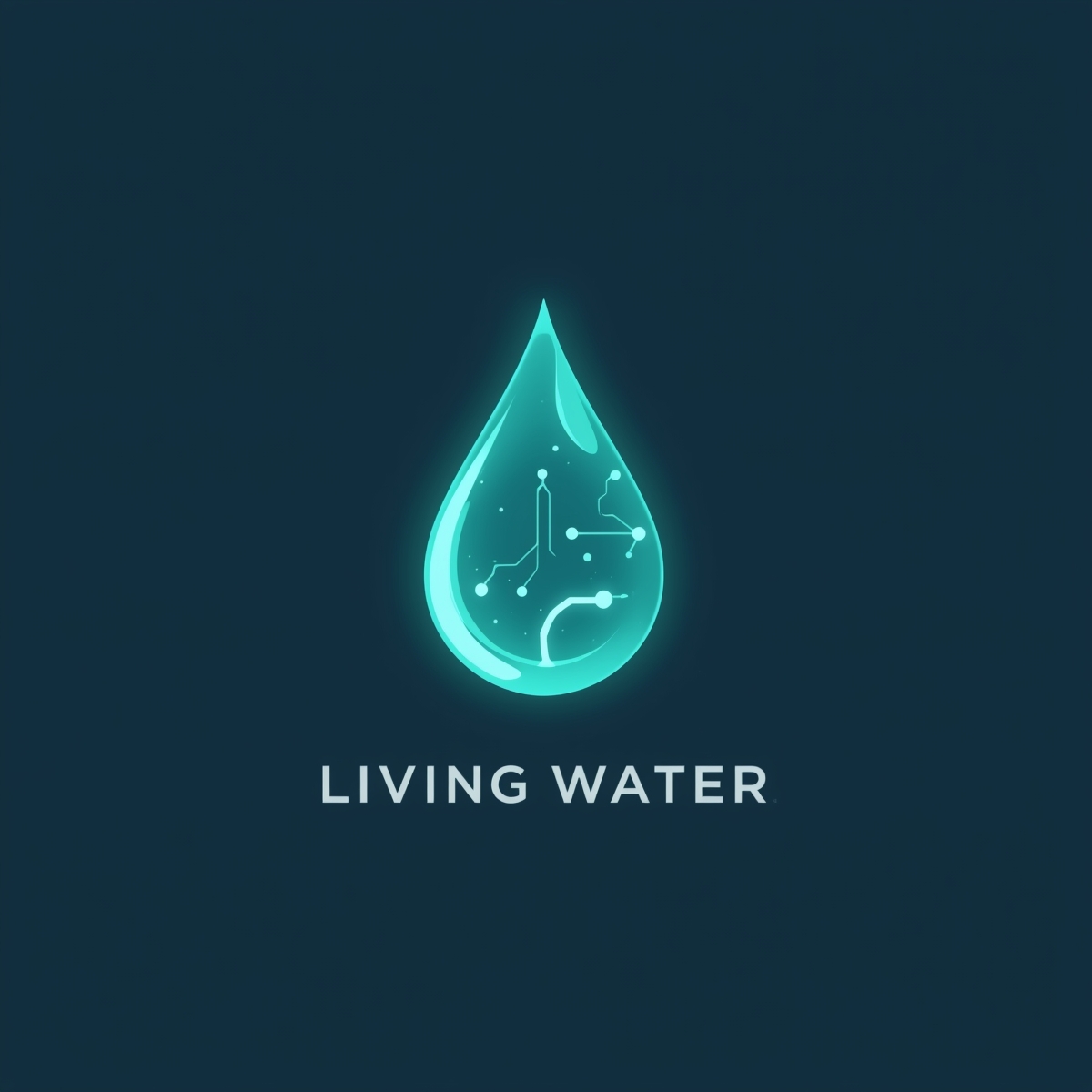 Living Water concept logo